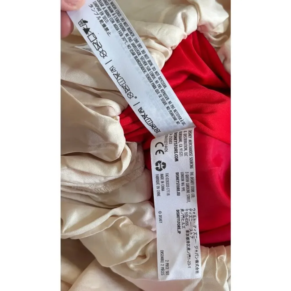 Authentic Disney Elena Of Avalor Red Princess Halloween Costume Dress Girls Sz 4